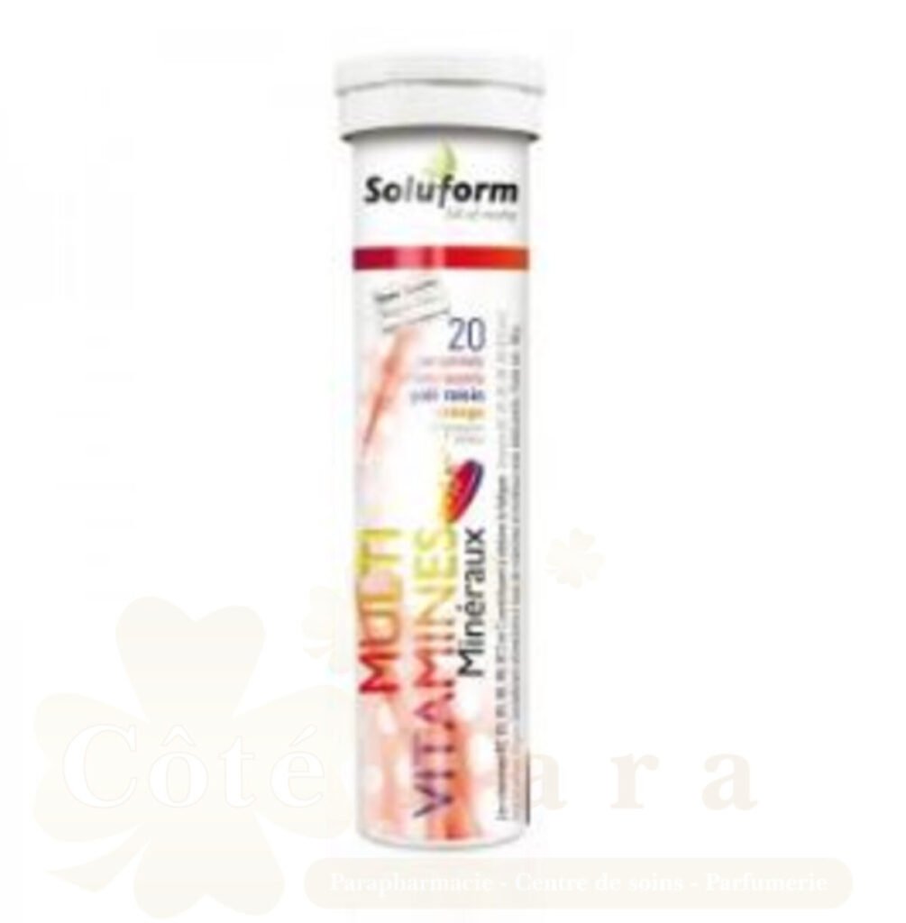 SOLUFORM MULTI VITAMINES MINERAUX 20 COMPRIMES