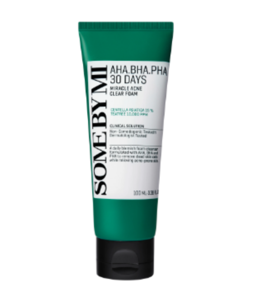 SOME BY MI AHA-BHA-PHA 30 DAYS MIRACLE ACNE CLEAR FOAM 100ML