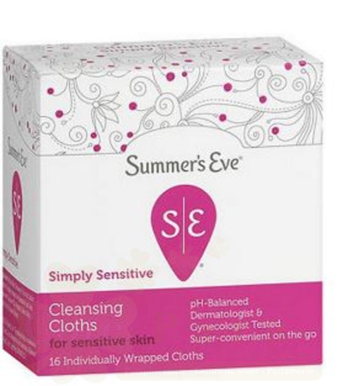 SUMMER'S EVE SIMPLY SENSITIVE CLEANSING CLOTHS 16U SUMMER'S EVE SIMPLY SENSITIVE CLEANSING CLOTHS 16U