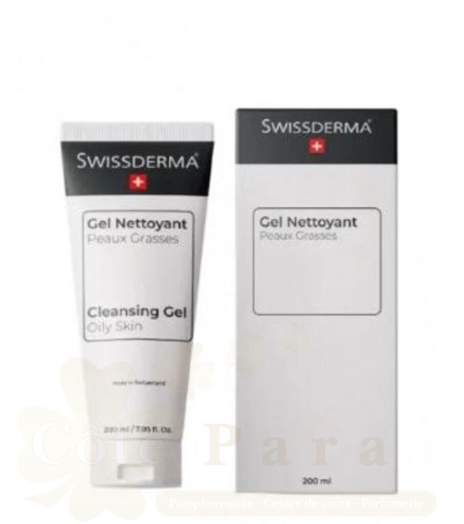 SWISSDERMA GEL NETTOYANT PEAUX GRASSES 200ML