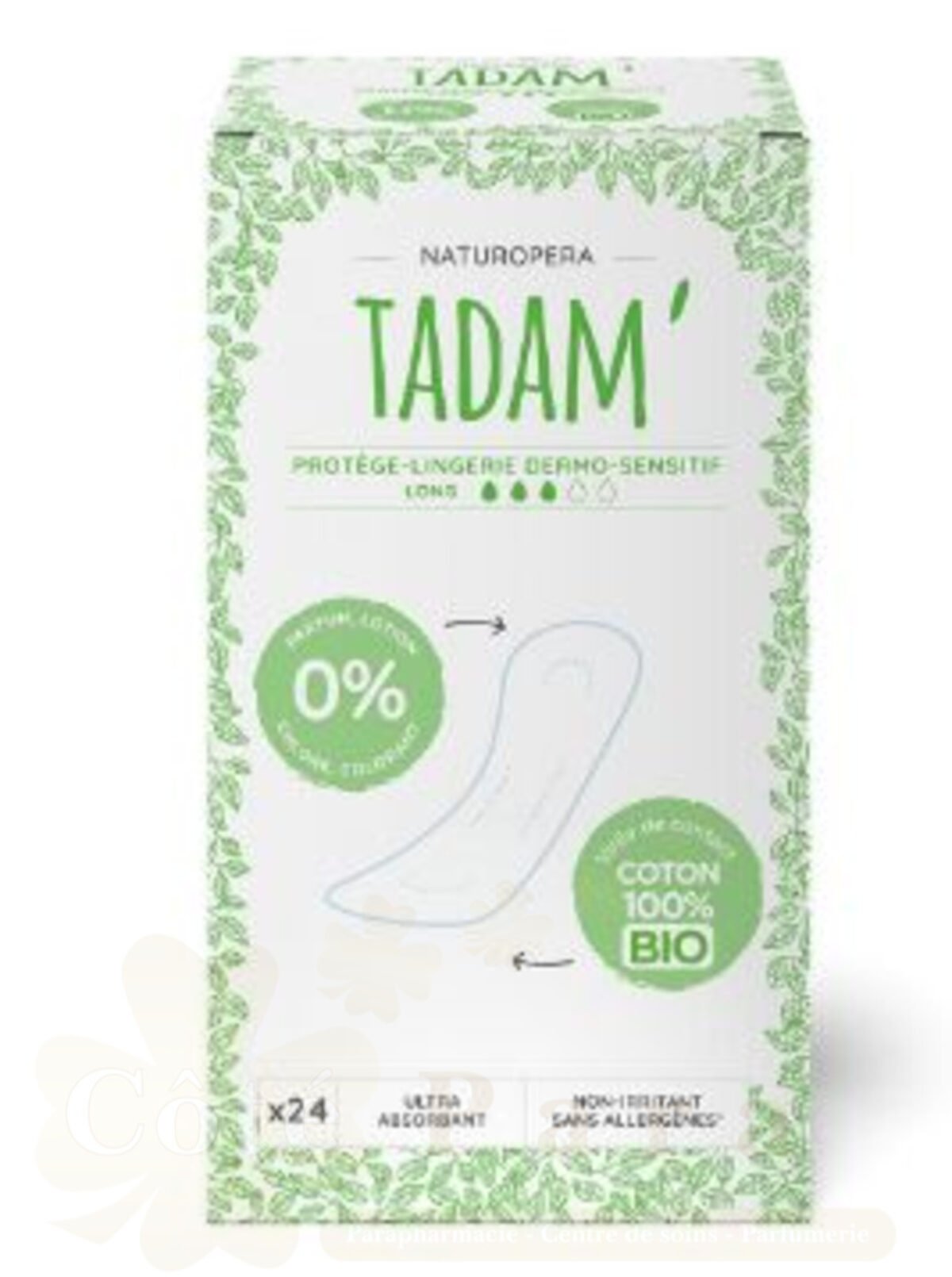 TADAM PROTEGE SLIP COTON BIO LONG *24U REF 302451 TADAM PROTEGE SLIP COTON BIO LONG *24U REF 302451