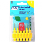 TEPE BROSSETTES INTERDENTAIRES JAUNE 0.7MM TAILLE 4 *6 18132/2