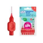 TEPE BROSSETTES INTERDENTAIRES ROUGE 0.5MM TAILLE 2 *6 18128/2
