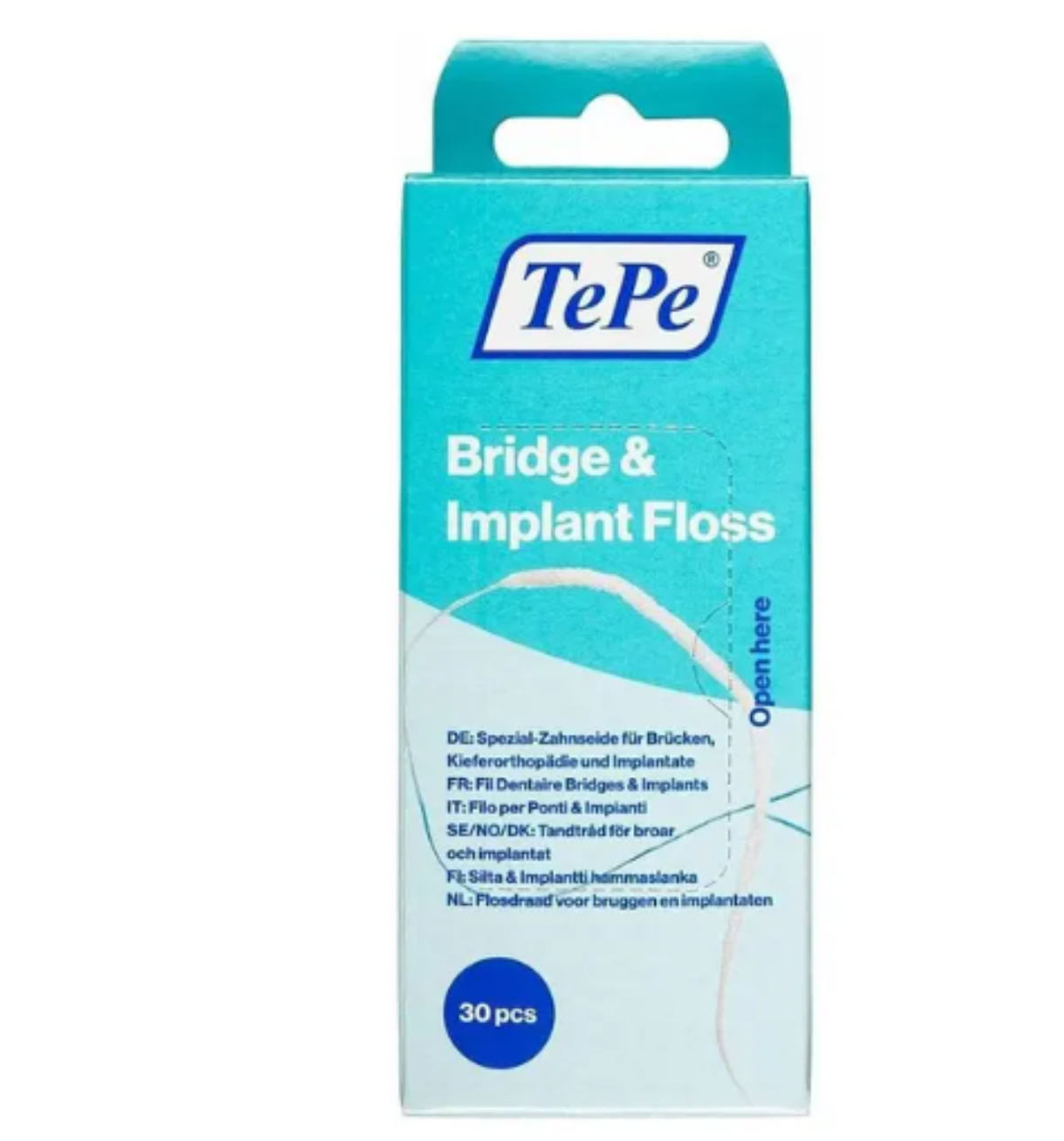 TEPE FIL DENTAIRE POUR BRIDGE ET IMPLANT 5PCS 26055/4 TEPE FIL DENTAIRE POUR BRIDGE ET IMPLANT 5PCS 26055/4