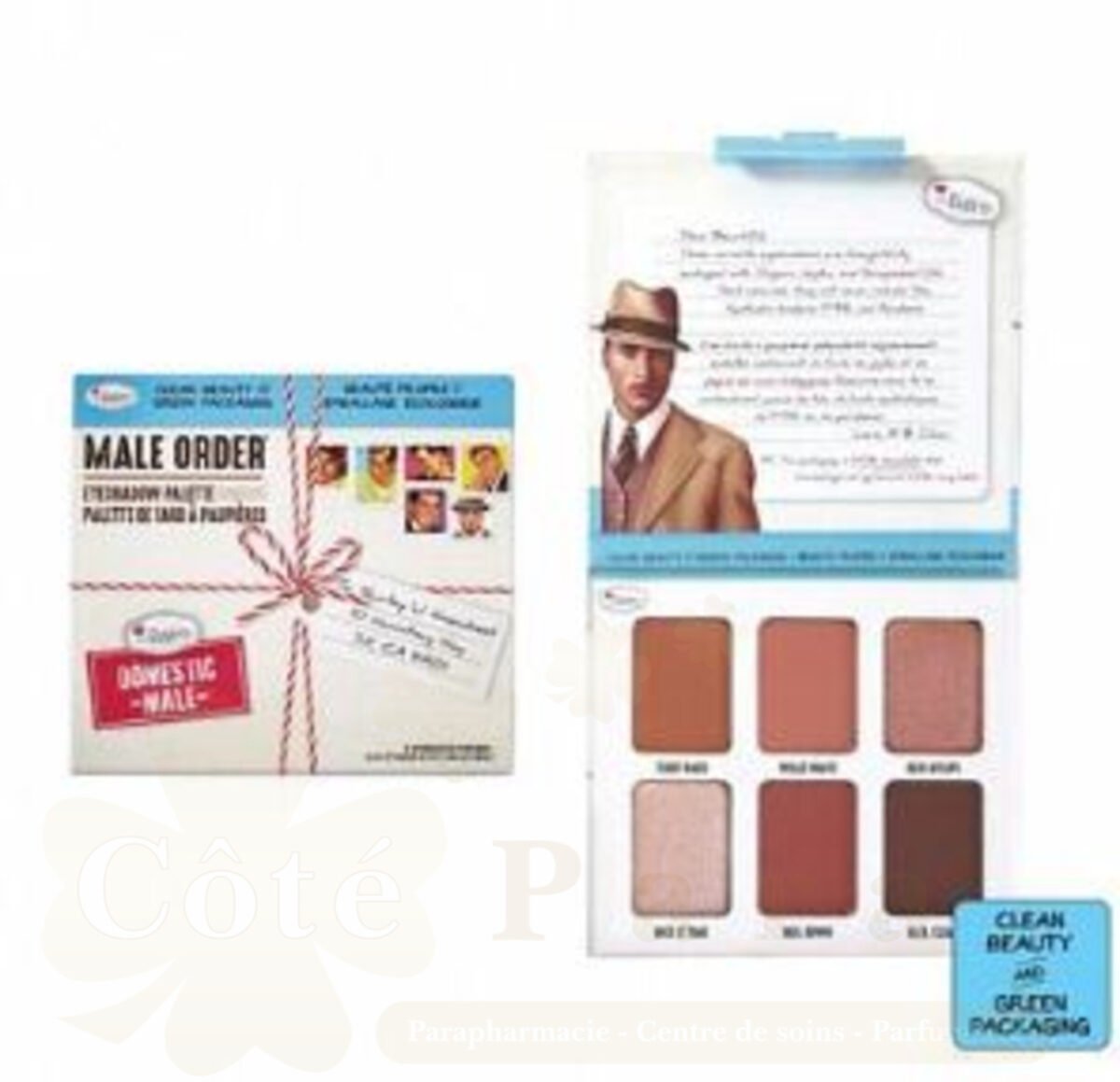 THE BALM COSMETICS MALE ORDER EYESHADOW PALETTE 12.2G T8479 THE BALM COSMETICS MALE ORDER EYESHADOW PALETTE 12.2G T8479