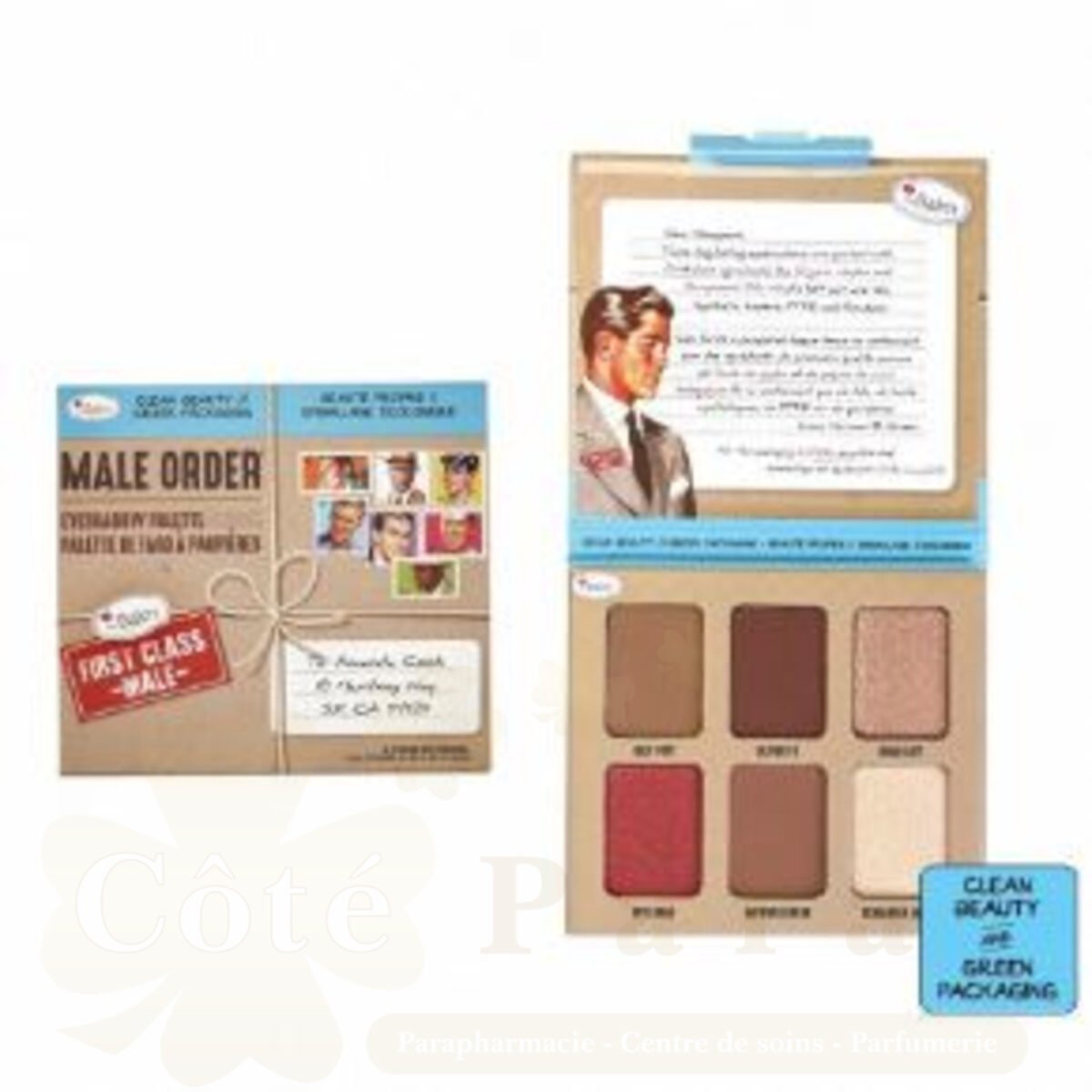 THE BALM COSMETICS MALE ORDER EYESHADOW PALETTE FIRST CLASS 13.2G T8462 THE BALM COSMETICS MALE ORDER EYESHADOW PALETTE FIRST CLASS 13.2G T8462