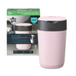 TOMMEE TIPPEE POUBELLE A COUCHES ANTI ODEUR TWIST& CLICK ROSE 85100202