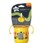 TOMMEE TIPPEE TASSE A PAILLE SUPERSTAR 300ML 6M+ JAUNE 447831-J