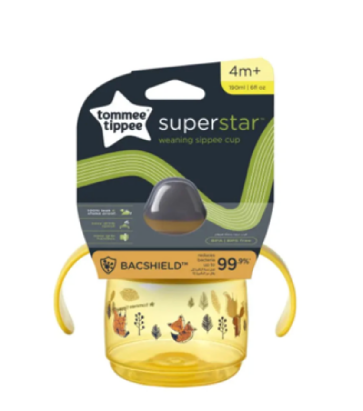 TOMMEE TIPPEE TASSE D'APPRENTISSAGE 190ML JAUNE 4M+ 447827 TOMMEE TIPPEE TASSE D'APPRENTISSAGE 190ML JAUNE 4M+ 447827