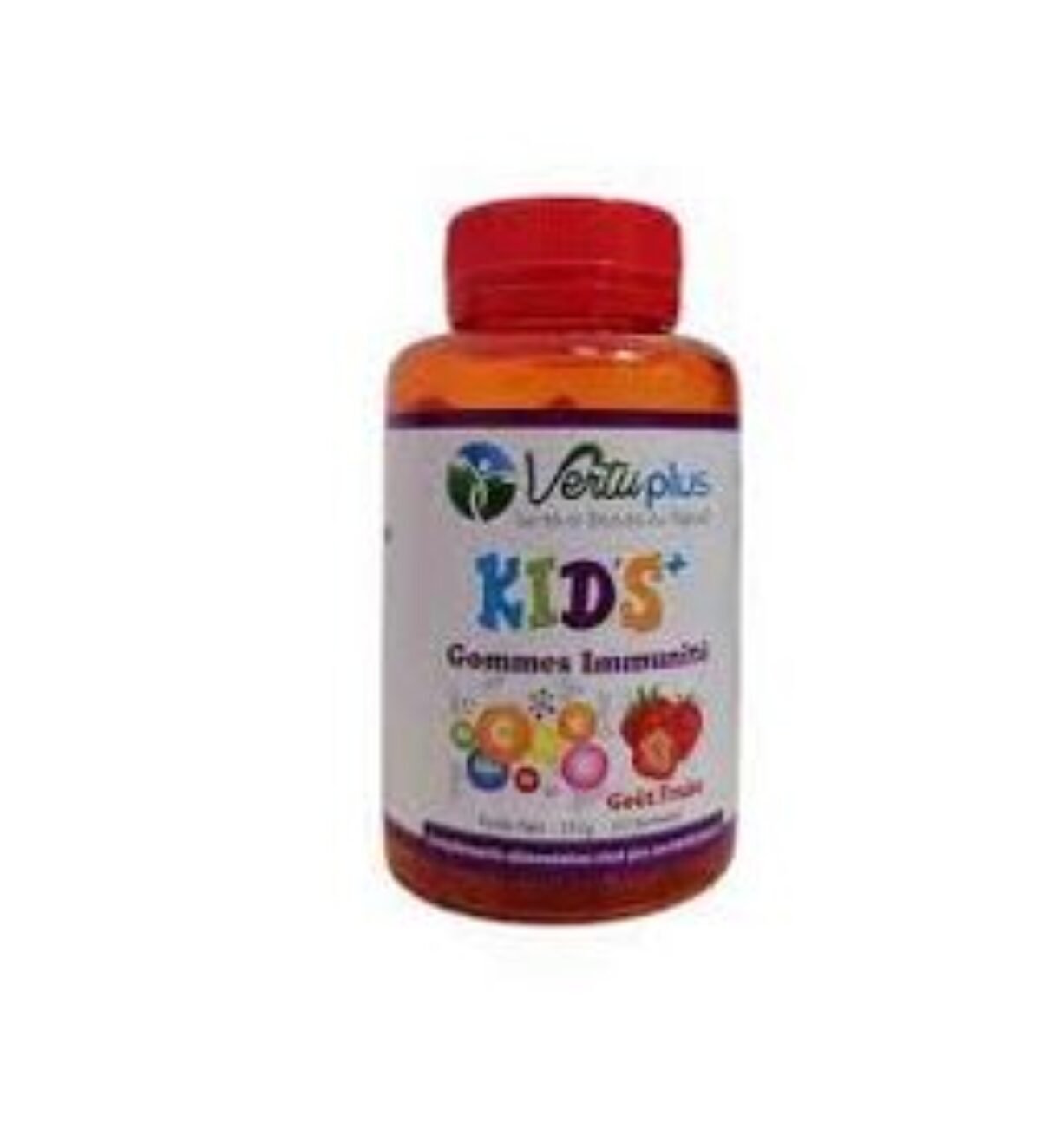 VERTUPLUS KID'S GOMMES IMMUNITE GOUT FRAISE *60 VERTUPLUS KID'S GOMMES IMMUNITE GOUT FRAISE *60