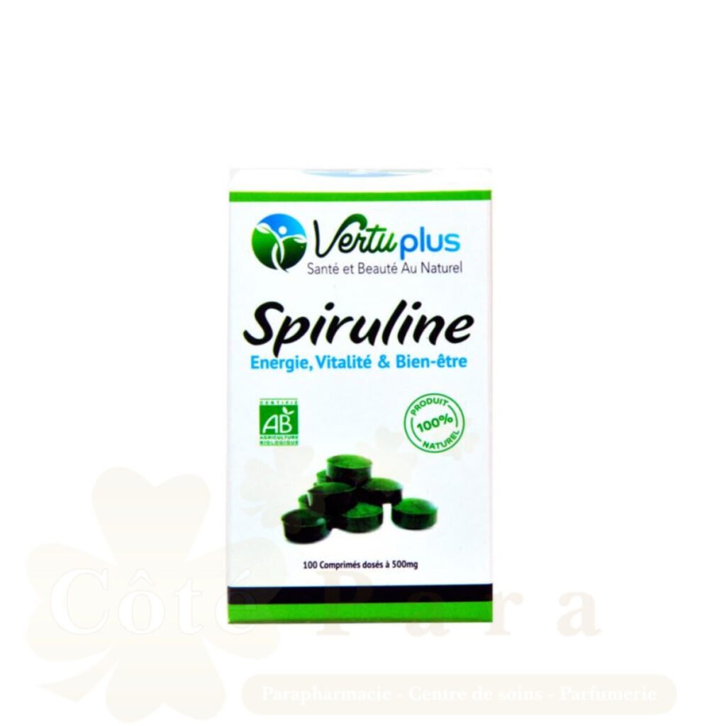 VERTUPLUS SPIRULINE 100 COMPRIMES
