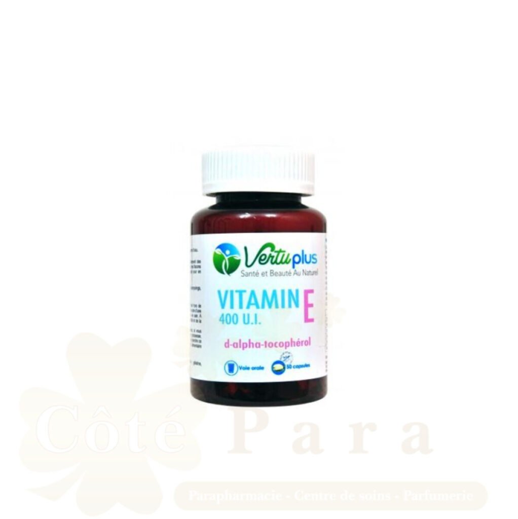 VERTUPLUS VITAMINE E 50 CAPSULES