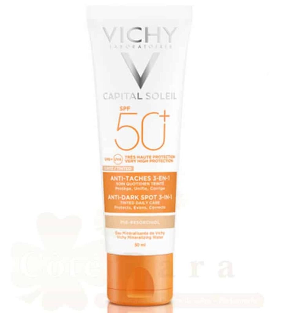 VICHY CAPITAL SOLEIL CREME ANTI-TACHES 3 EN 1 SPF50+ 50ML