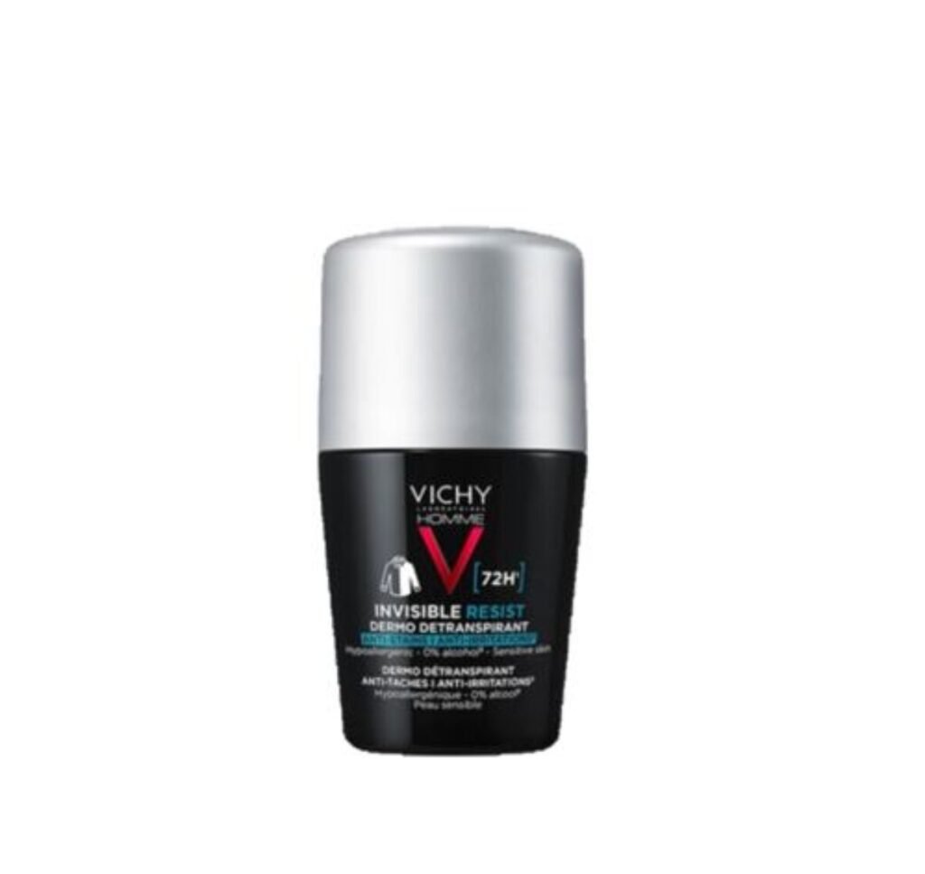 VICHY DEO HOMME INVISIBLE RESIST DERMO DETRANSPIRANT 72H 50ML