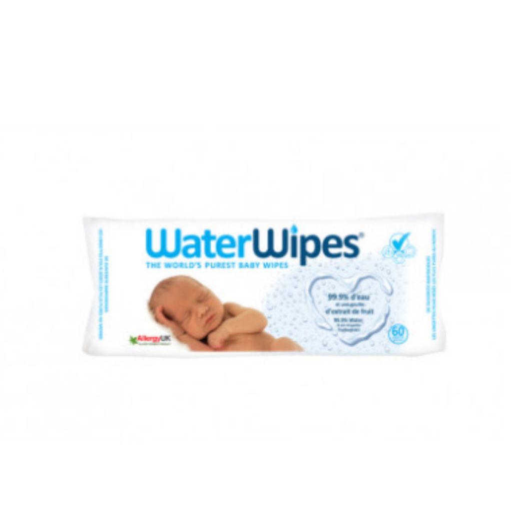 WATERWIPES LINGETTES APAISANTE NETTOYANTES * 48