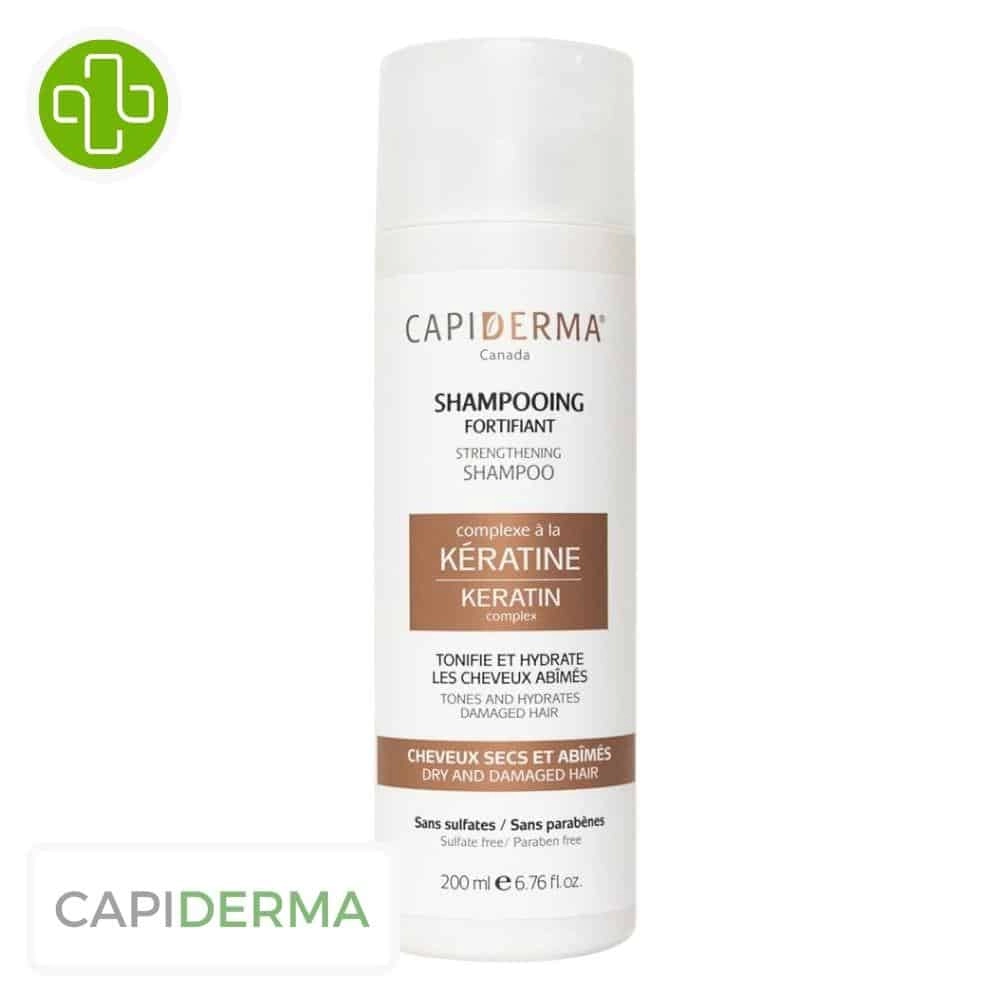 capiderma-keratine-shampoing-fortifiant-200ml CAPIDERMA SHAMPOING FORTIFIANT – Image 1